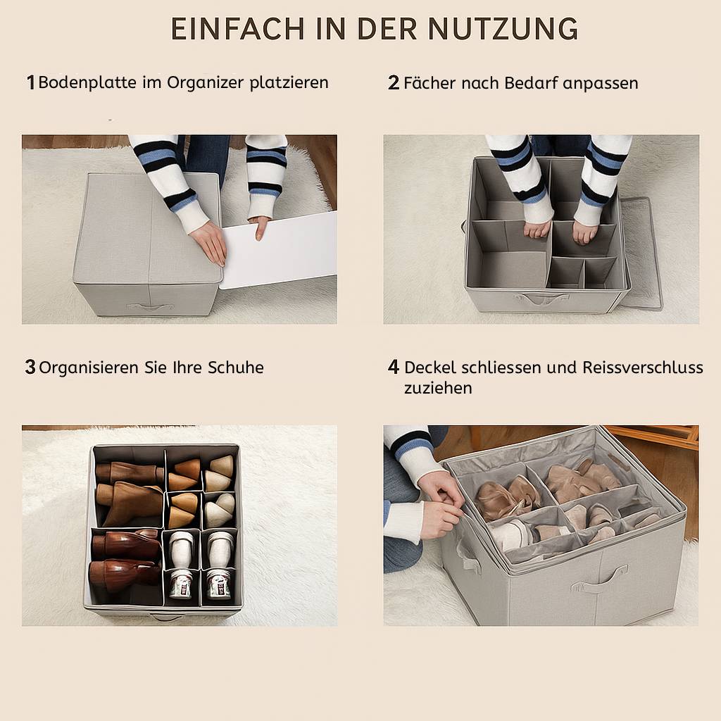 Faltbarer Schuhorganizer ShoeBag™