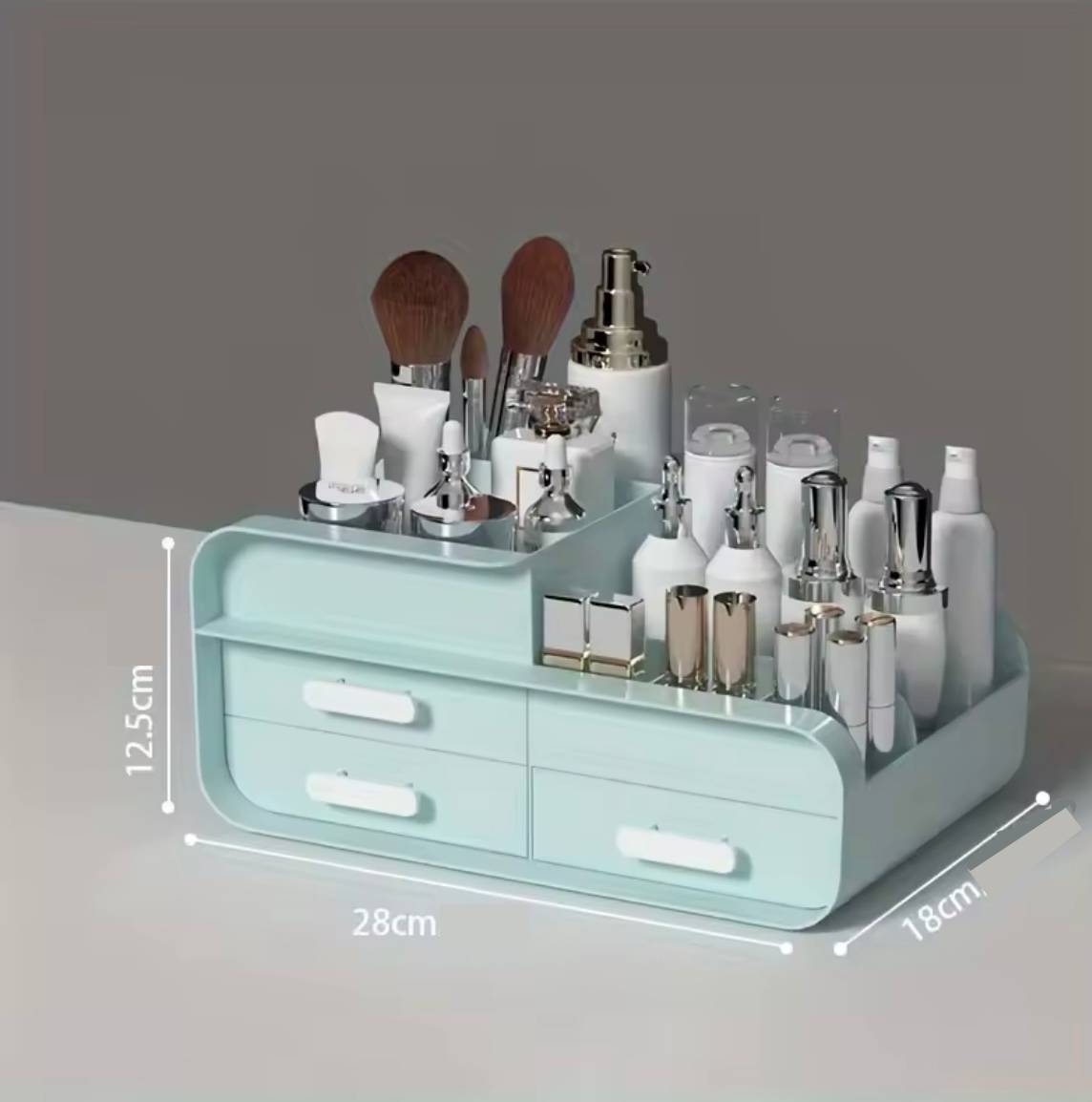 Organizer da cosmetica e make-up per il desk
