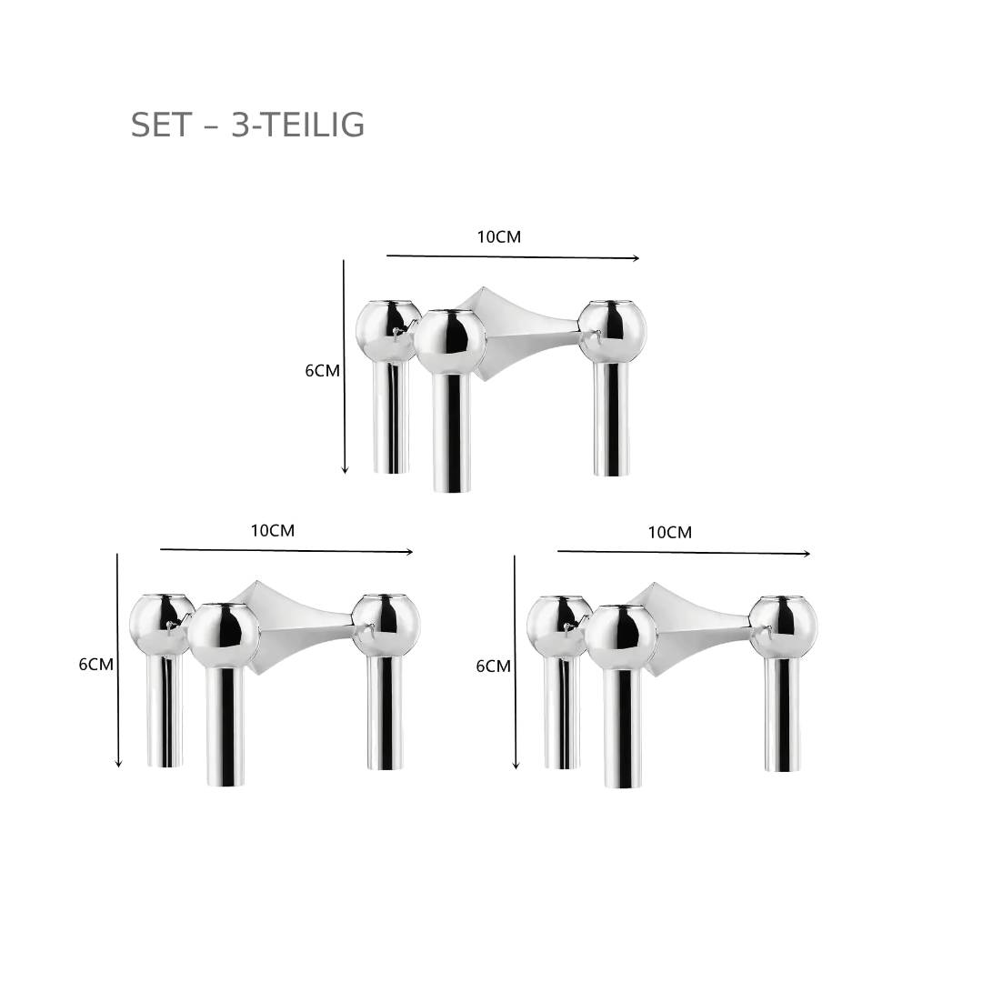 Modular candle holder Atomi