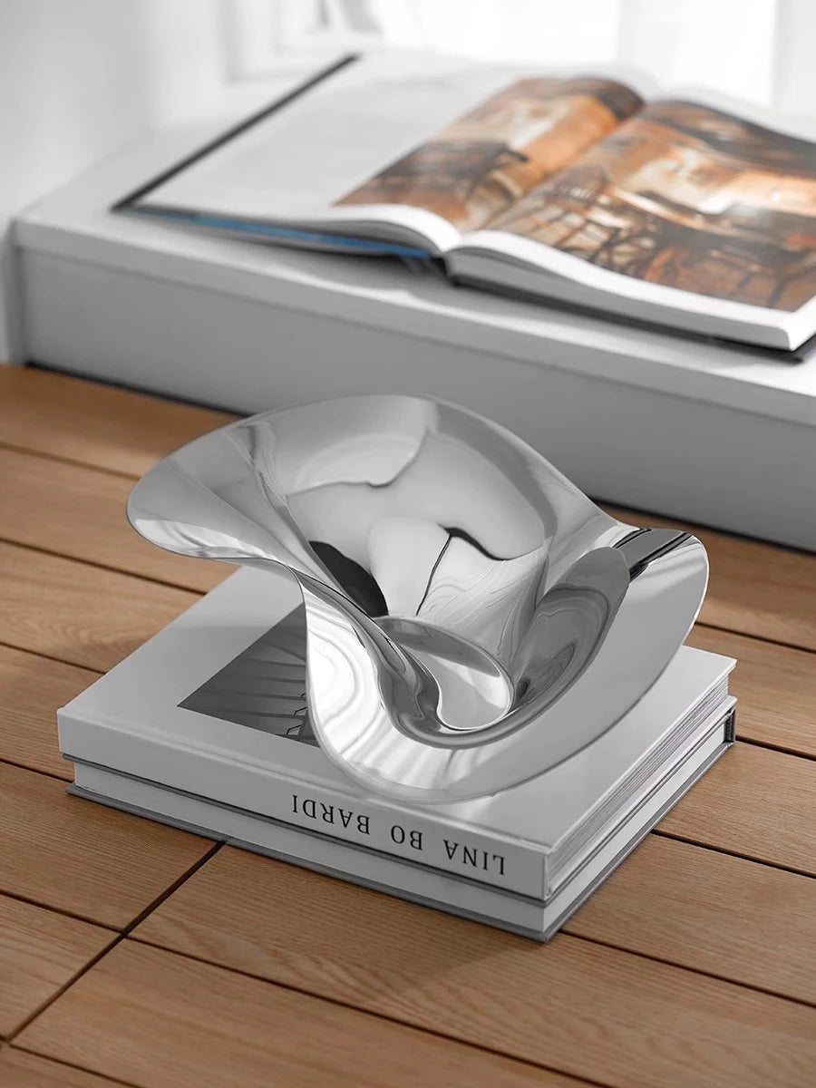 Bowl made of stainless steel Onda