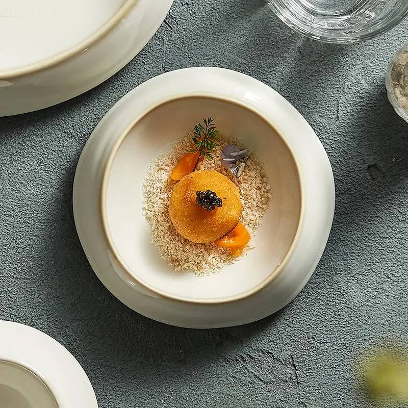 Deep plates in organic design – 2-piece
