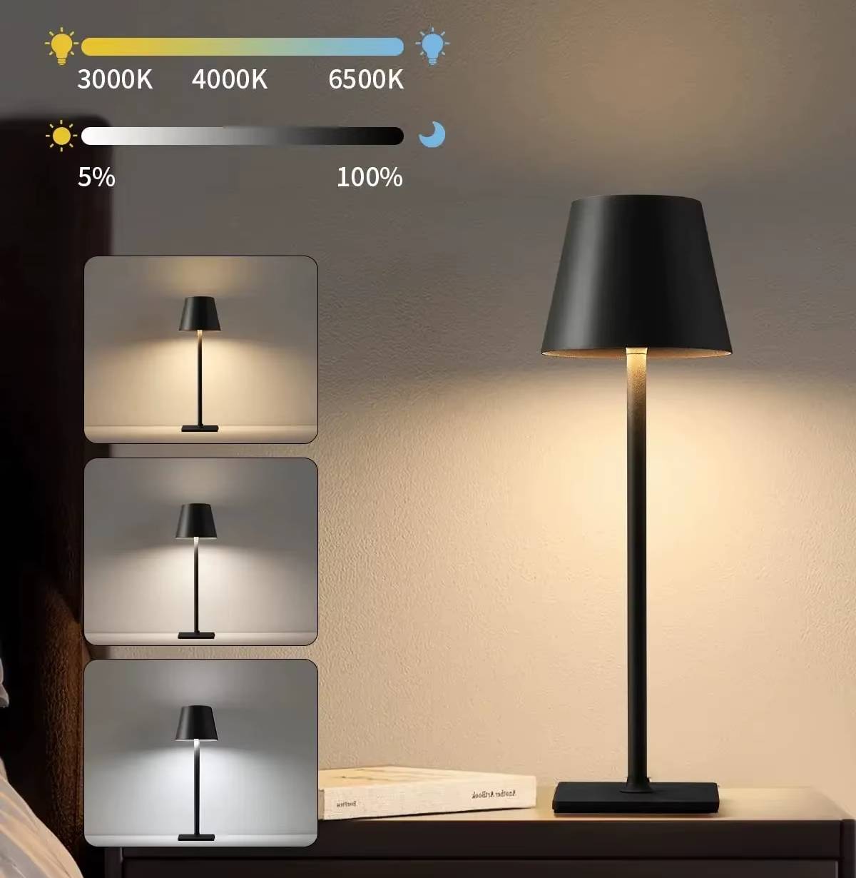 Tischlampe ohne Kabel Mykonos