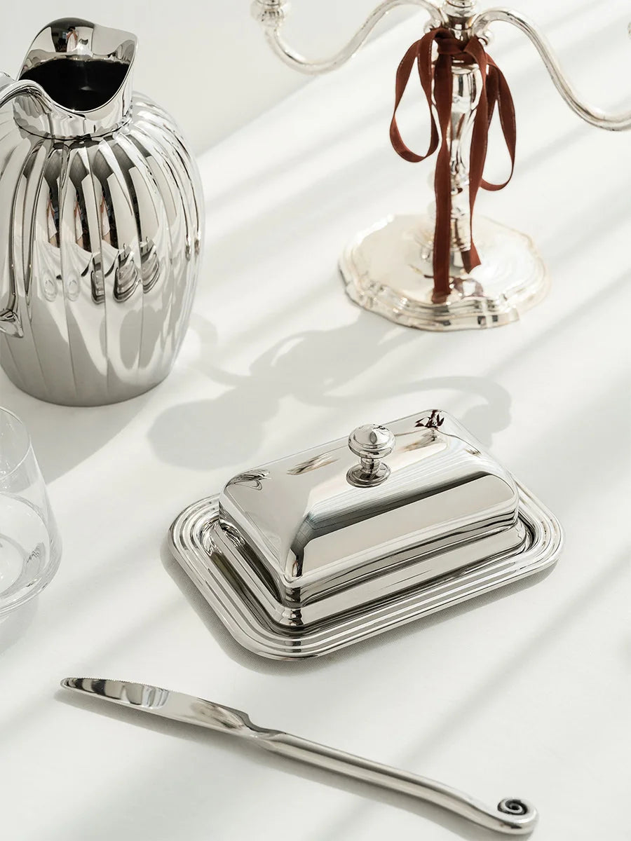 Stainless Steel Butter Dish Inéa