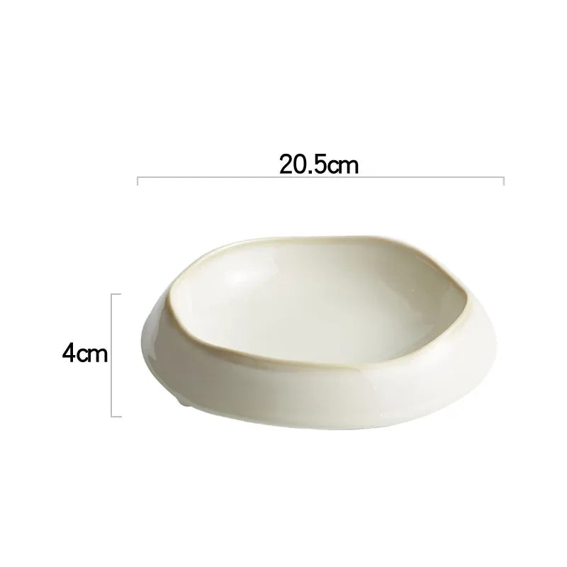 Deep plates in organic design – 2-piece