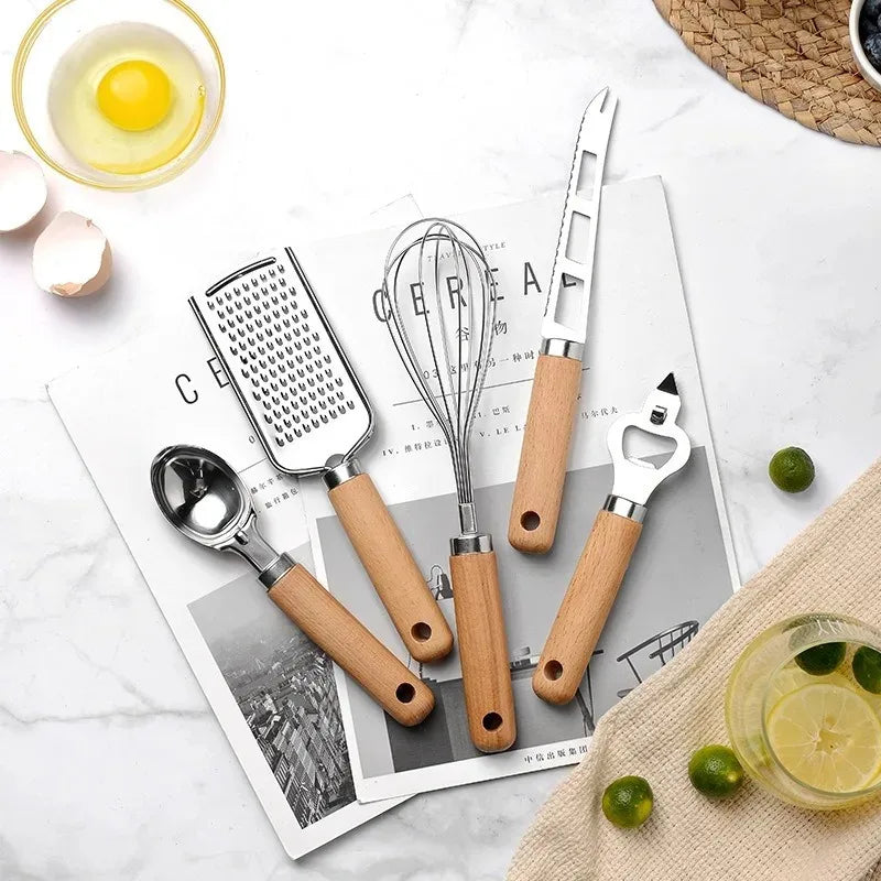 Ensemble essentiel d'ustensiles de cuisine 9 pièces