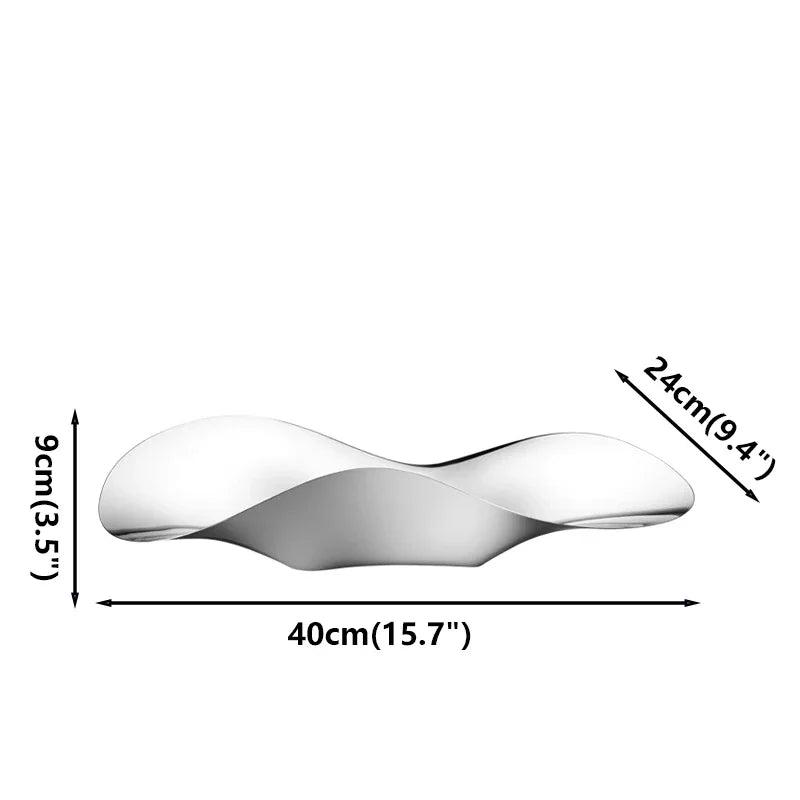 Bowl made of stainless steel Onda