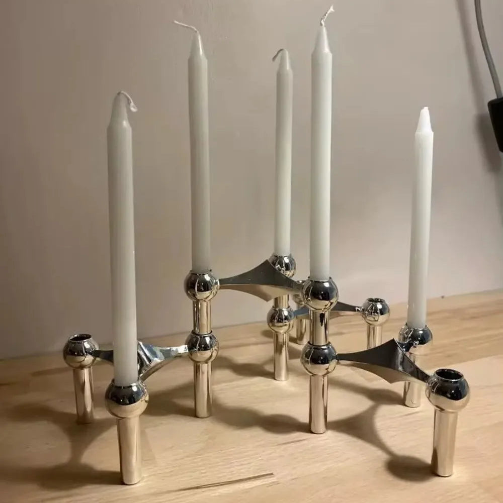 Modular candle holder Atomi