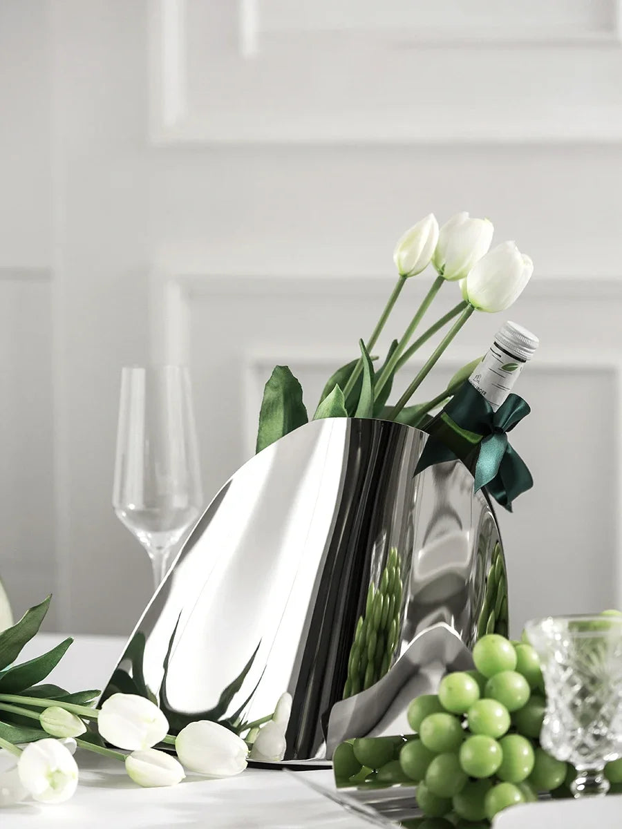 Ice bucket made of stainless steel Kave