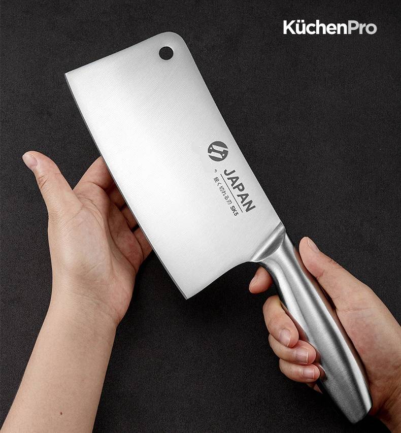 Set de couteaux japonais KüchenPro – 6 pièces + support acrylique GRATUIT