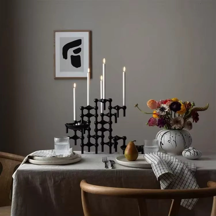 Modular candle holder Atomi