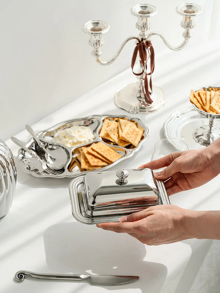 Stainless Steel Butter Dish Inéa