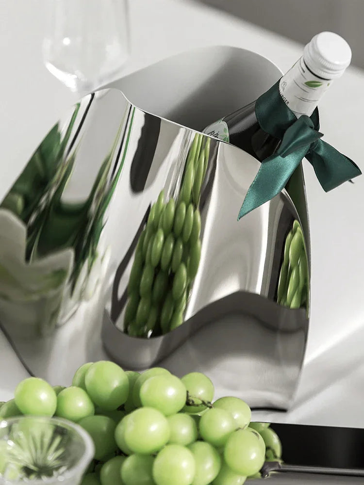 Ice bucket made of stainless steel Kave