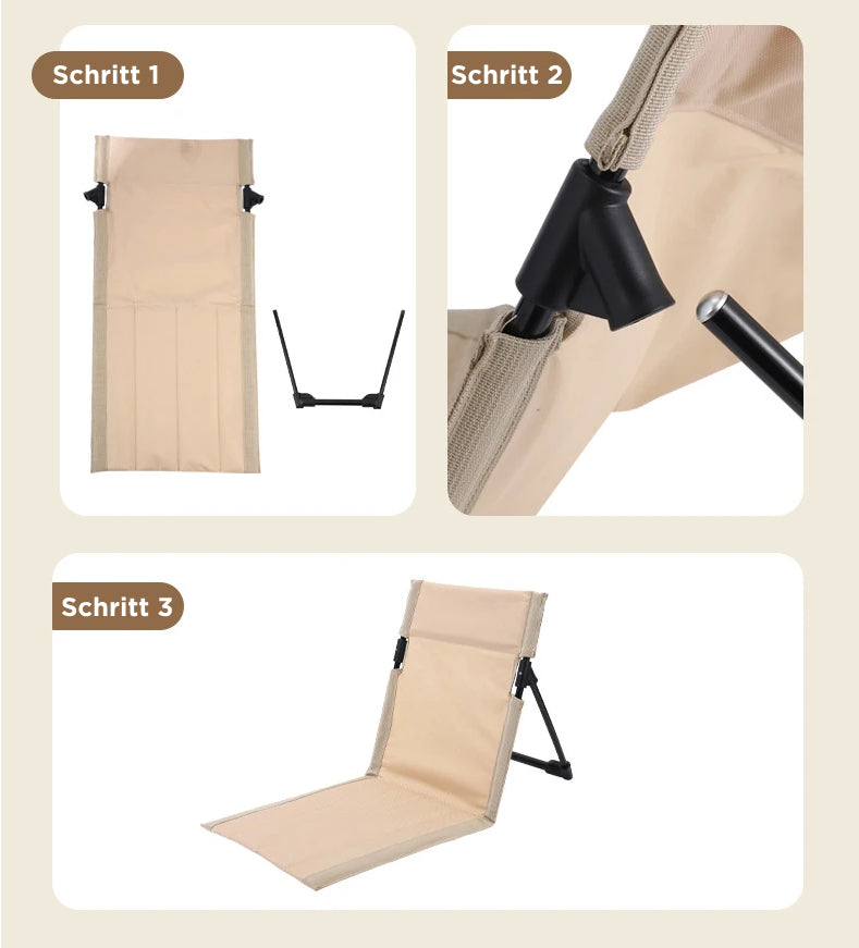 Chaise de sol portable RelaxSeat