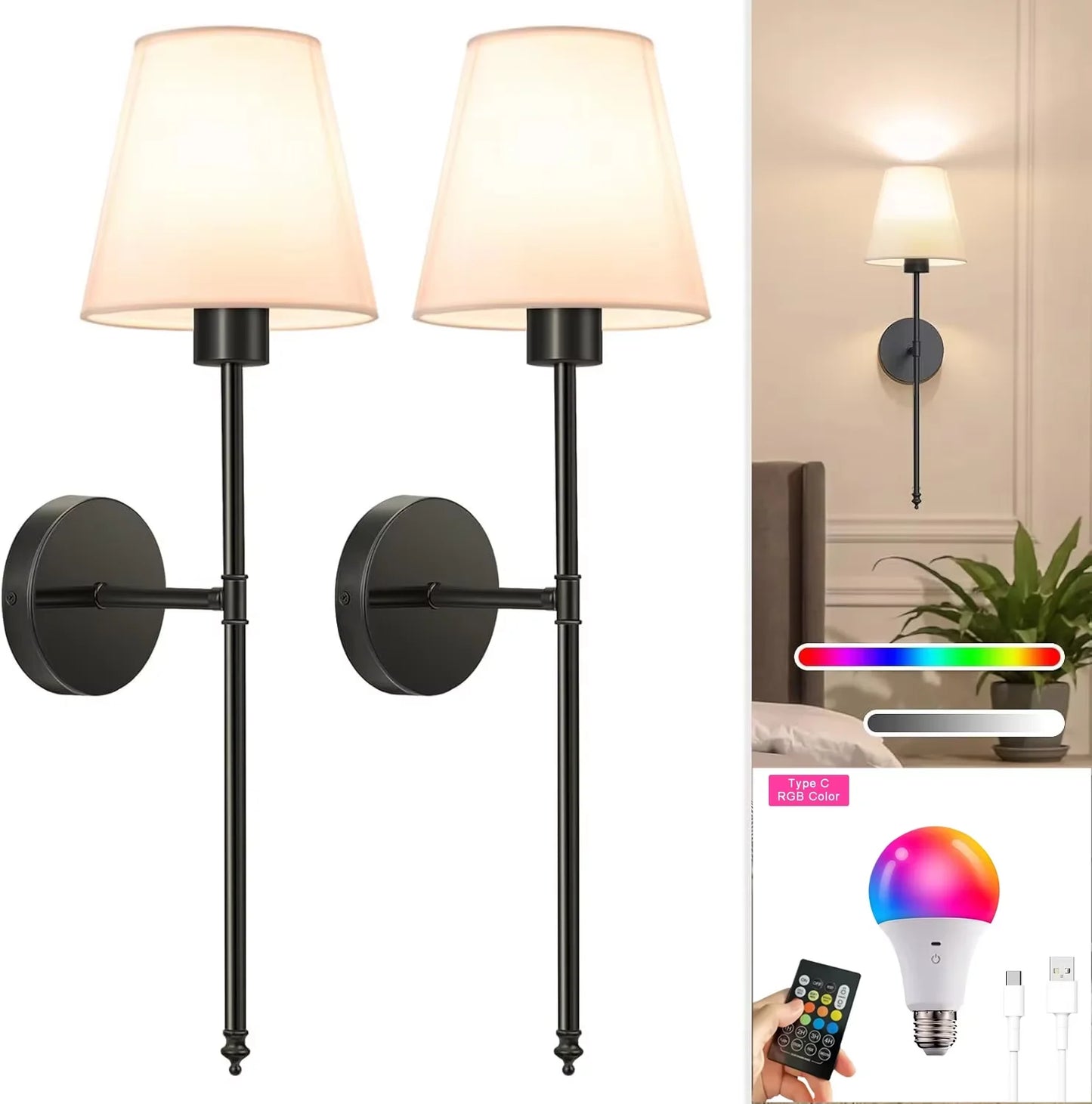 Lampe murale sans fil Luma
