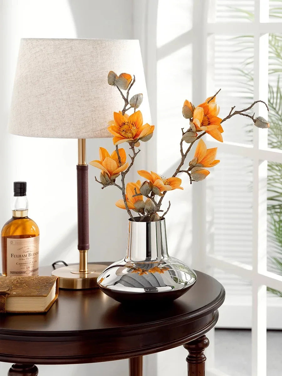 Vase made of stainless steel Elara