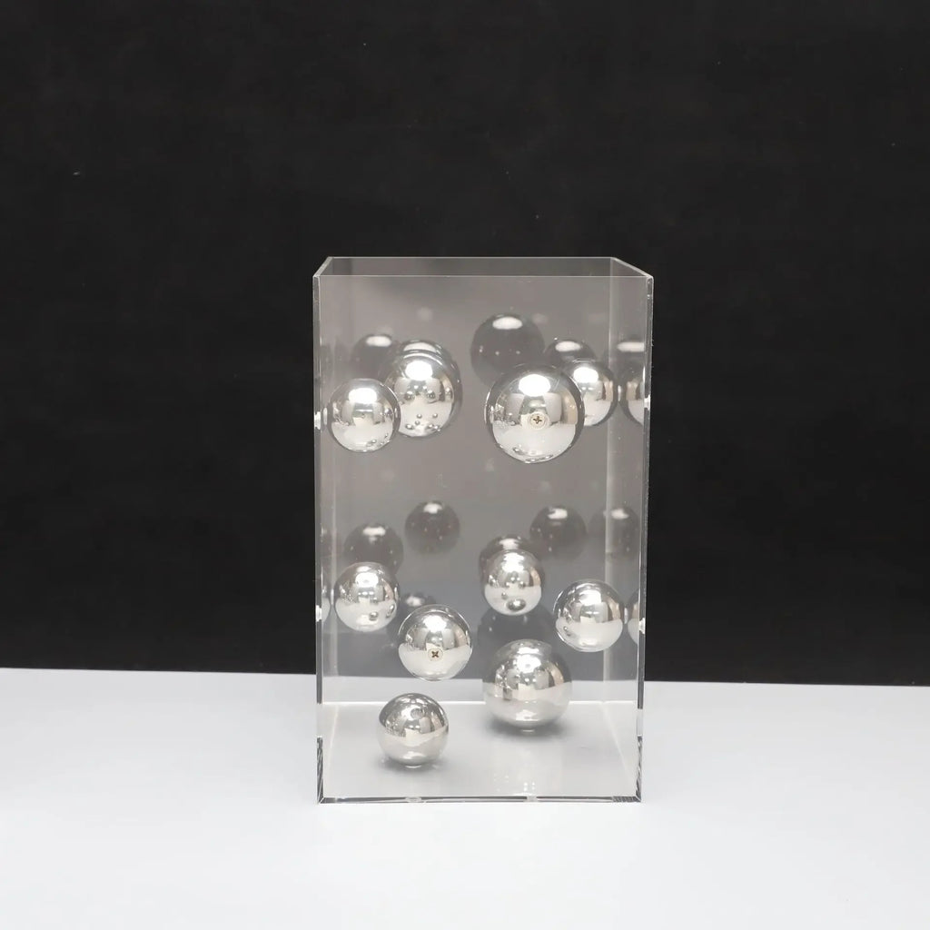 Acrylic decorative cube Orbis