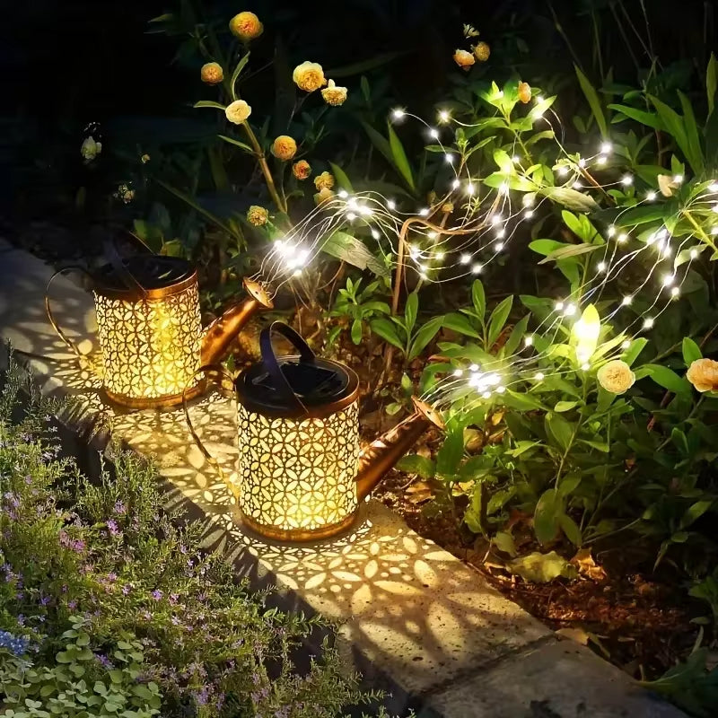 Solar-Gartenlampe mit Kaskadenlicht