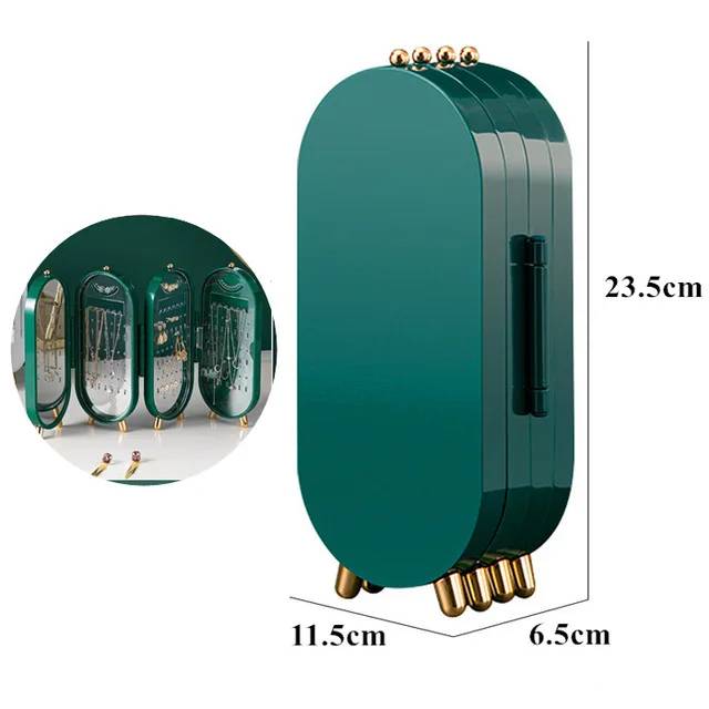 Scatola per gioielli moderna con specchio