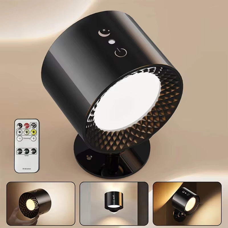 Luz da klebe cun remote DuoShine 360°