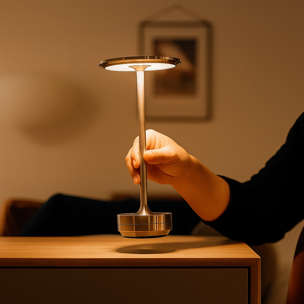Wireless Table and Bedside Lamp Table Lamp Aura