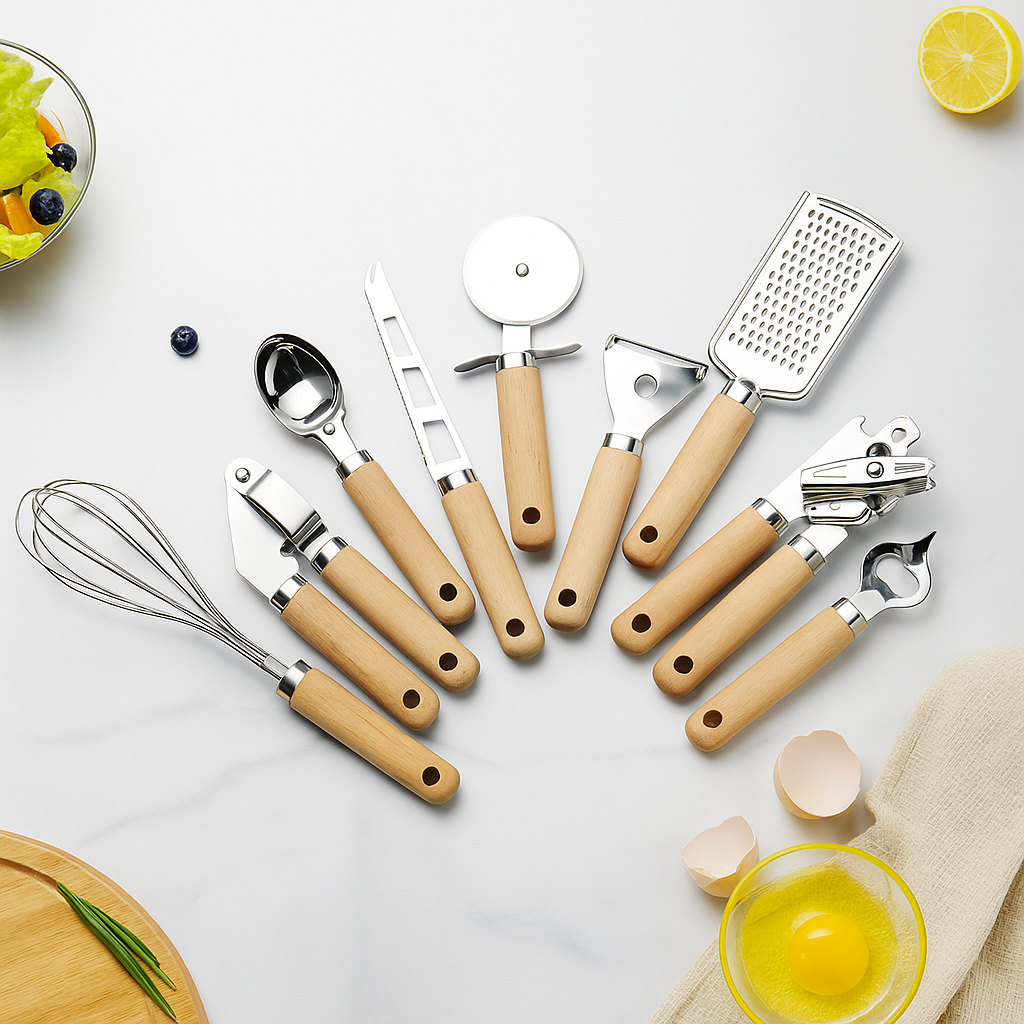 Kitchen utensils essential set 9-piece