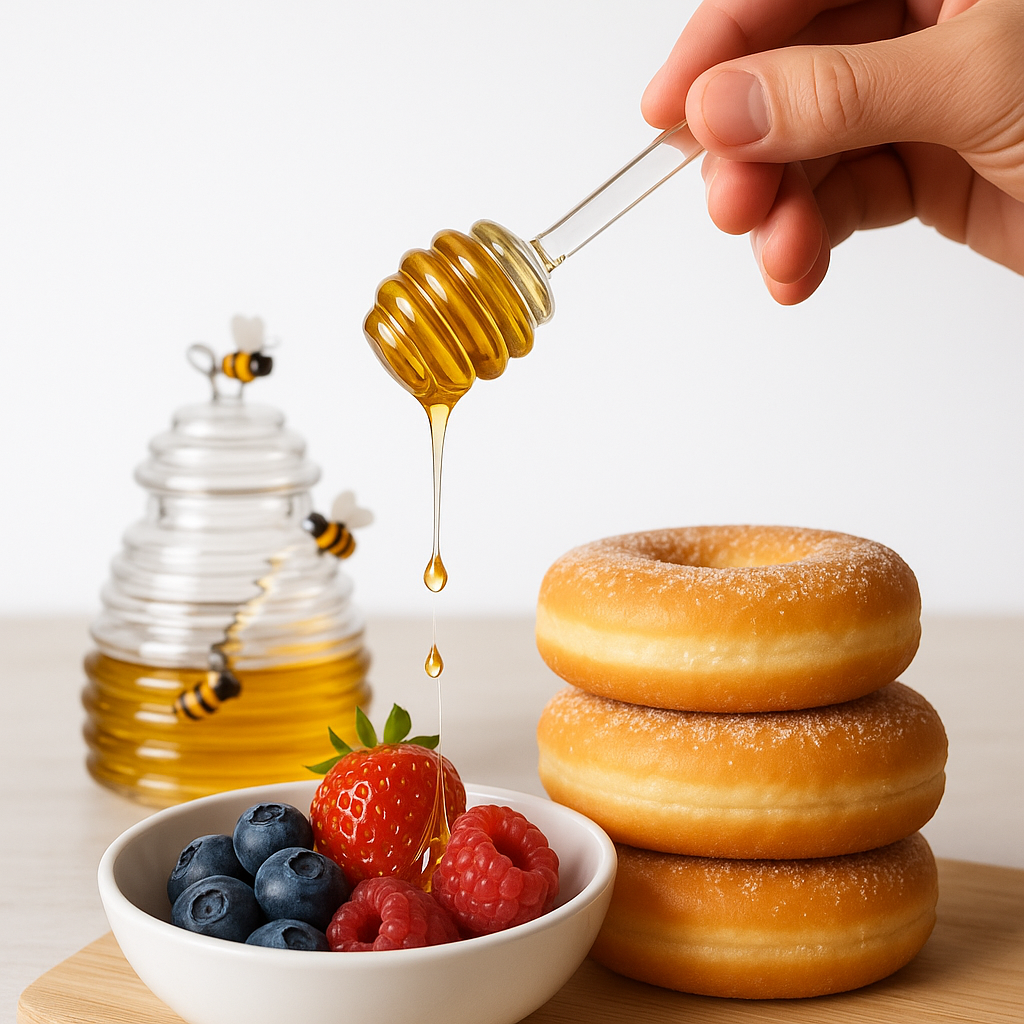 Glas Honigspender SweetBee