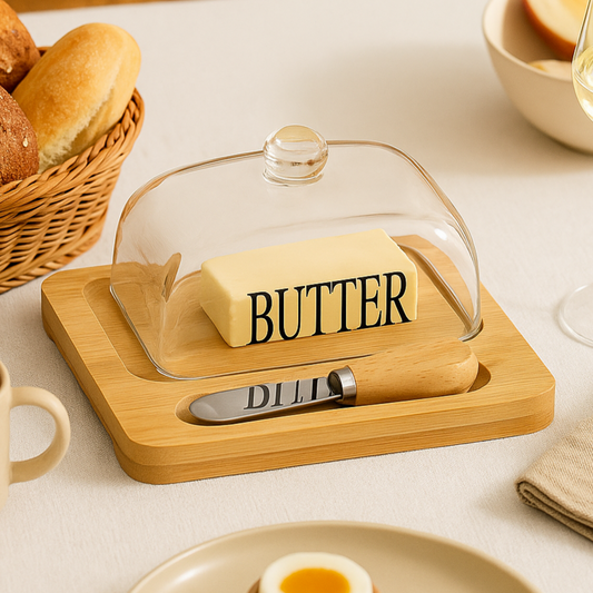 Butter dish bamboo
