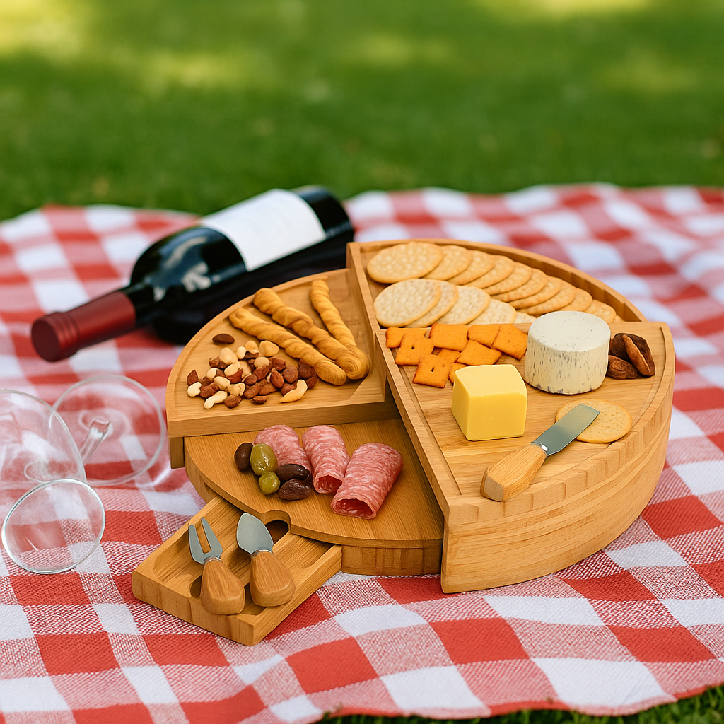 Foldable Gourmet Appetizer Platter
