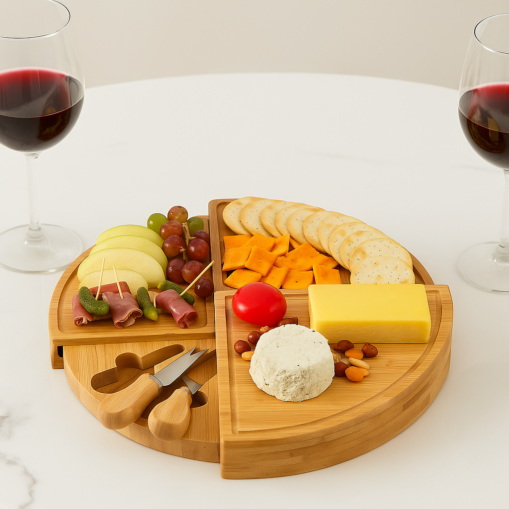 Foldable Gourmet Appetizer Platter
