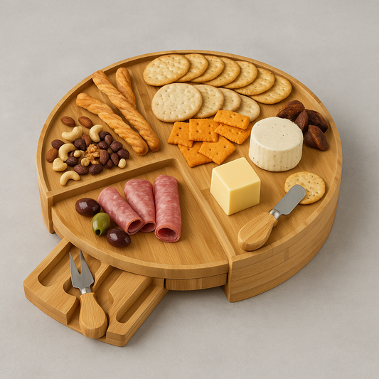 Foldable Gourmet Appetizer Platter