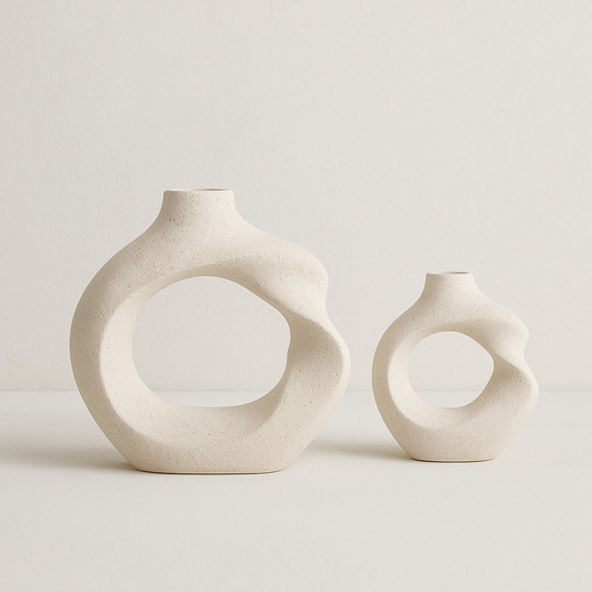 Twist Decorative Vase made of Ceramic