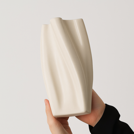 Ceramic vase Spiralis