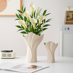Keramikvase Lotos