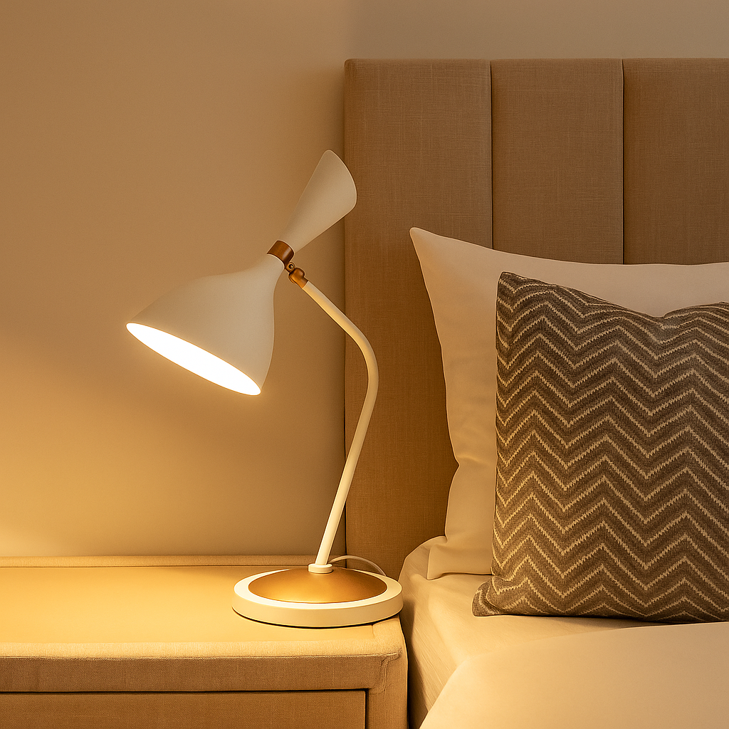 Minimalistische Tischlampe Lyra