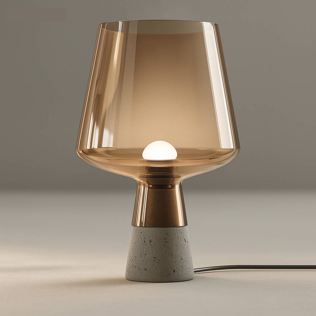 Moderne Glas Tischlampe Vitraé