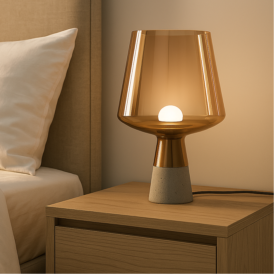 Modern Glass Table Lamp Vitraé