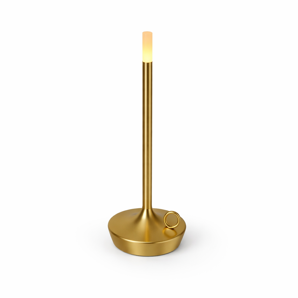 Kabellose Tischlampe Solin Gold
