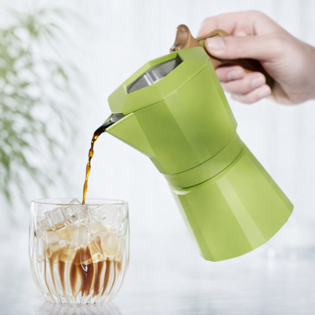 Italienische Moka Kanne Colore – 4 Tassen