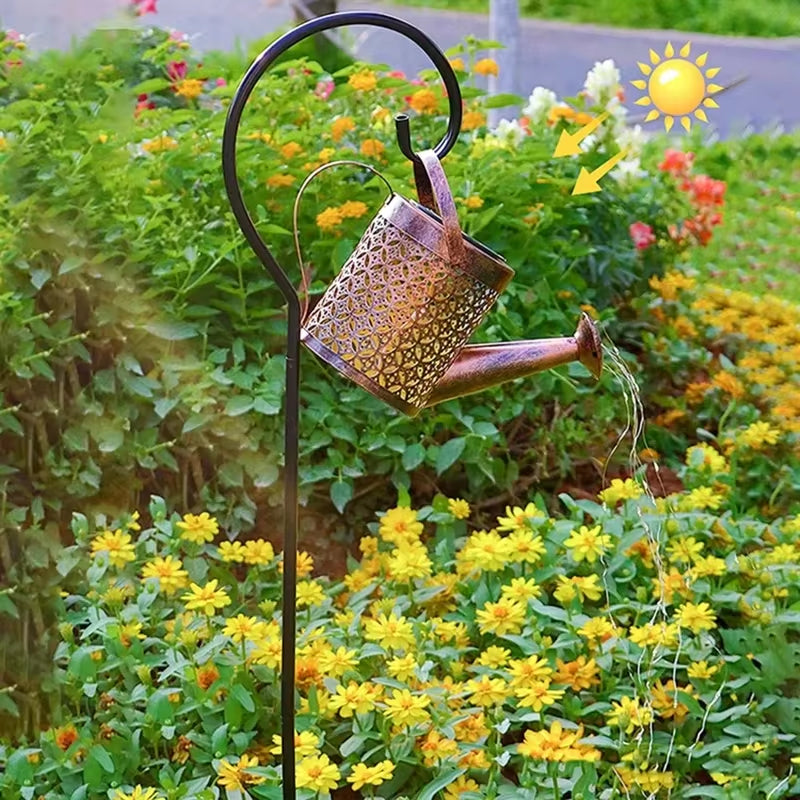 Solar-Gartenlampe mit Kaskadenlicht
