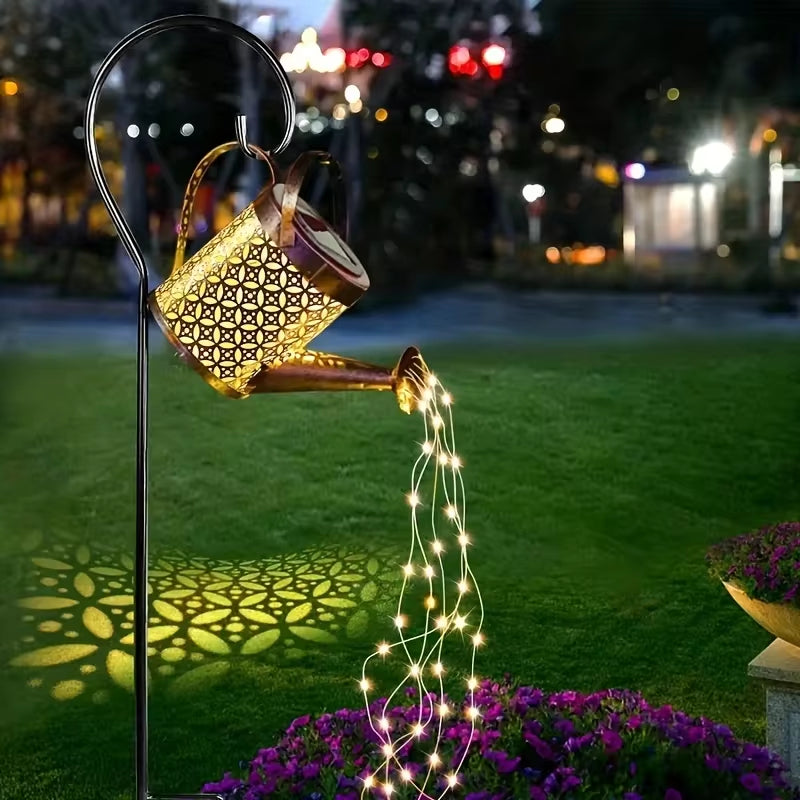 Solar-Gartenlampe mit Kaskadenlicht
