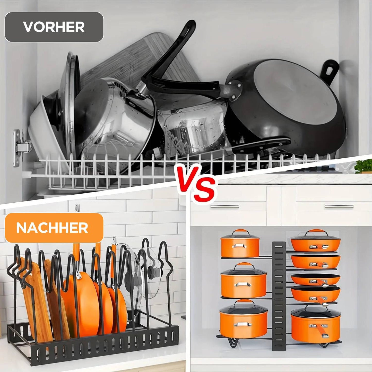 Organizer per padelle KüchenPro