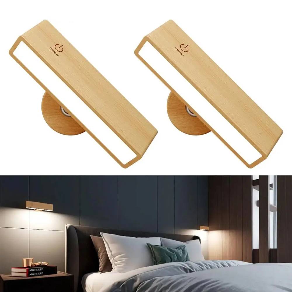 Wireless Wooden Wall Lamp Nordica