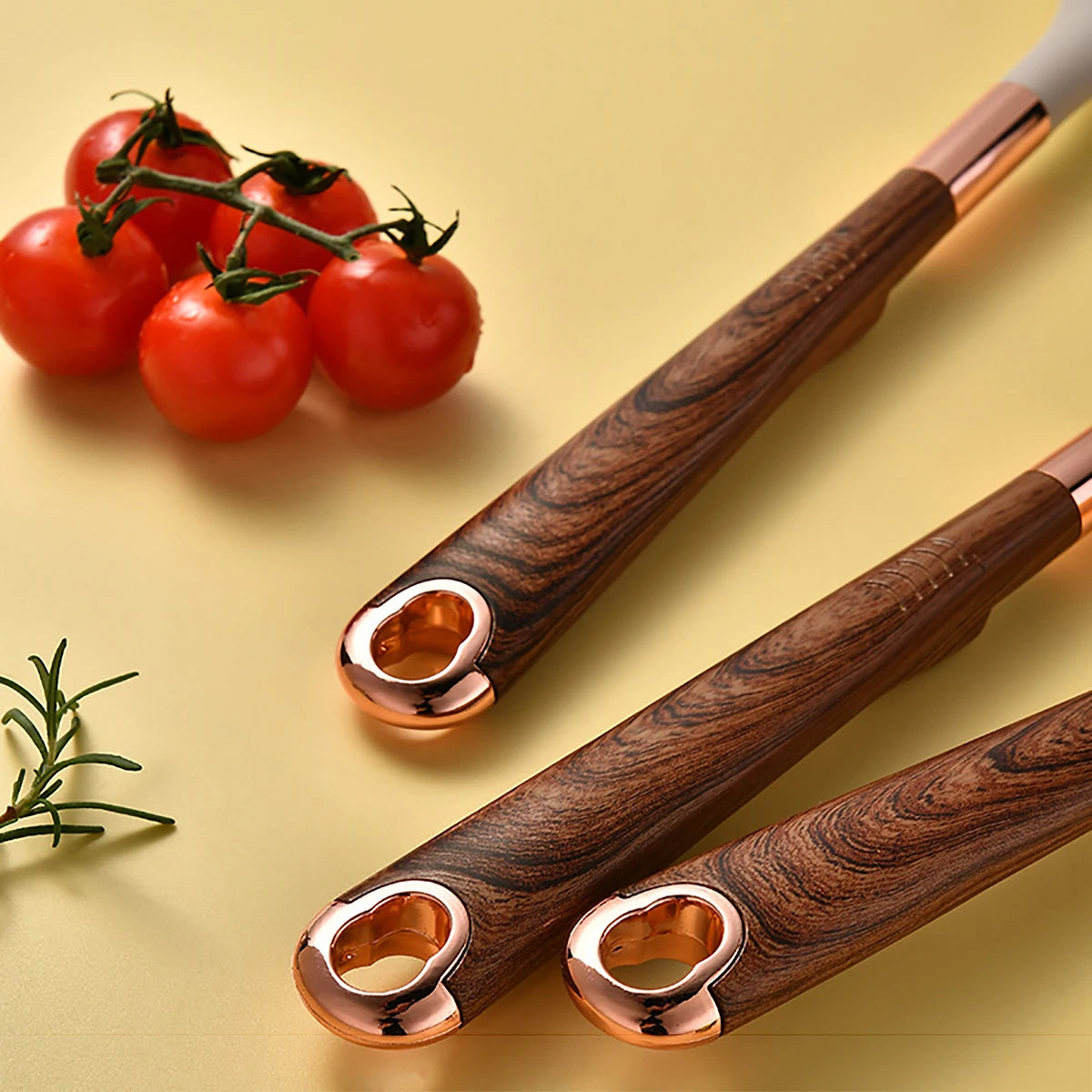 Ensemble d'ustensiles de cuisine en silicone luxueux | 13 pièces