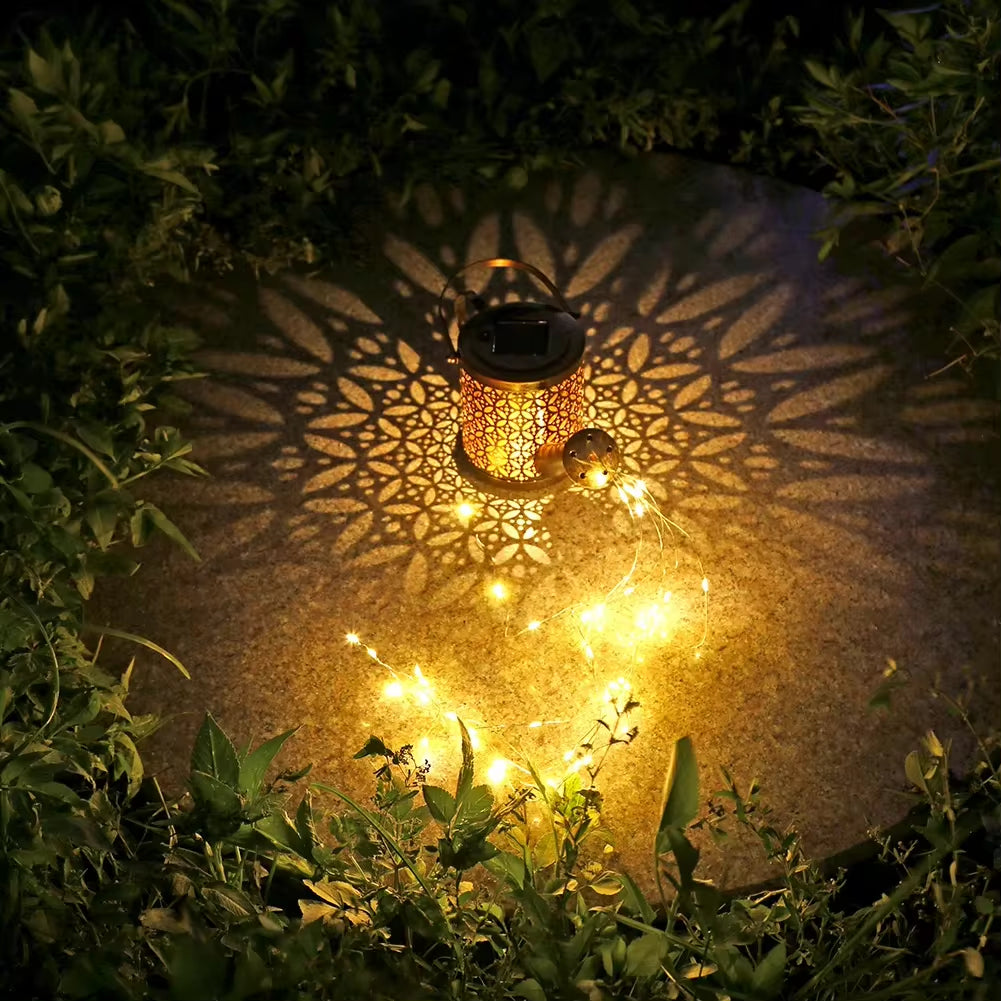 Solar-Gartenlampe mit Kaskadenlicht