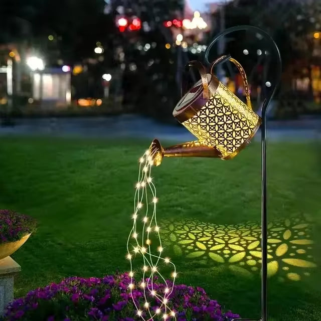 Solar-Gartenlampe mit Kaskadenlicht