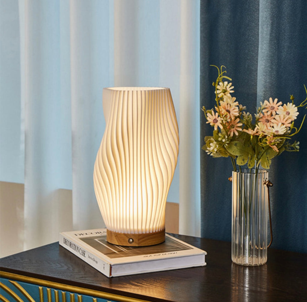 Table lamp Wave light