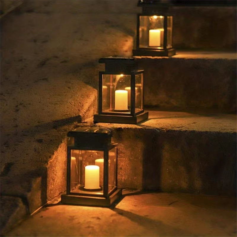 Retro Solar Garden Lantern KerzeLux