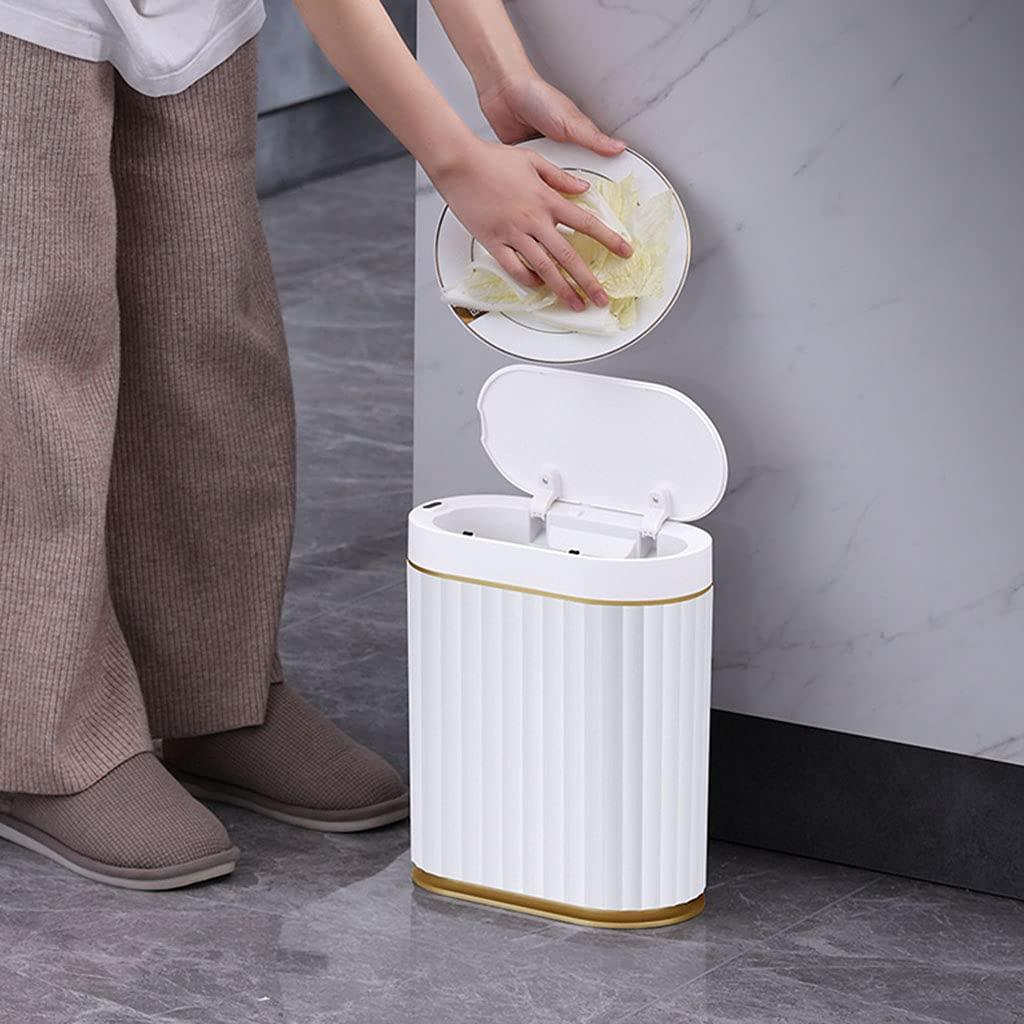 Elegante pattumiera con sensore