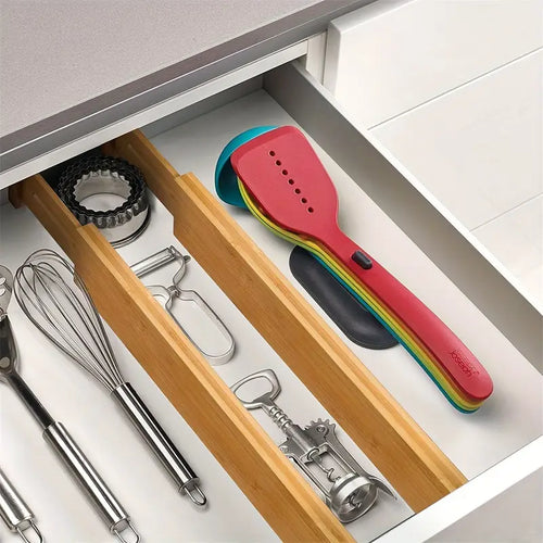 Extendable drawer dividers bamboo collection