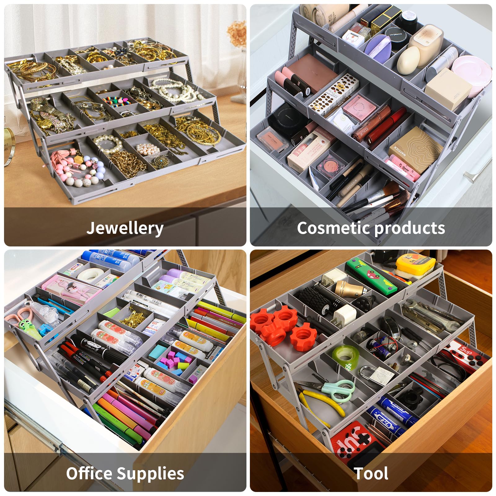 Erweiterbarer Schubladen-Organizer SmartBox